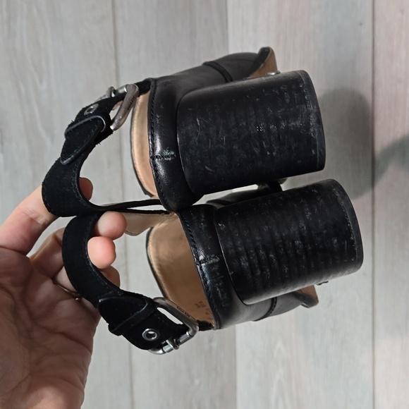 Coach Women Ankle Leather Heels Boots shoes sz 7B - Picture 6 of 15